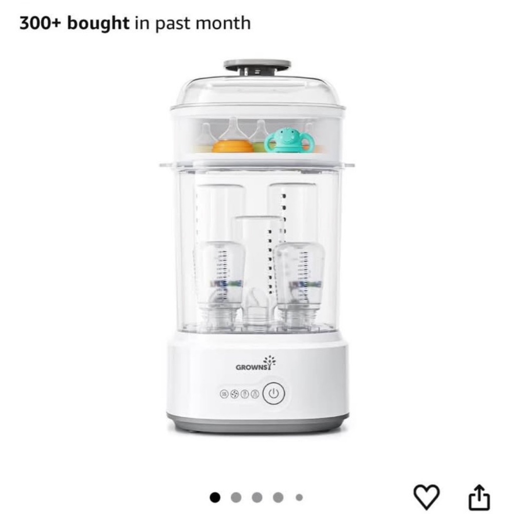 Grownsy Baby Bottle Sterilizer and Dryer